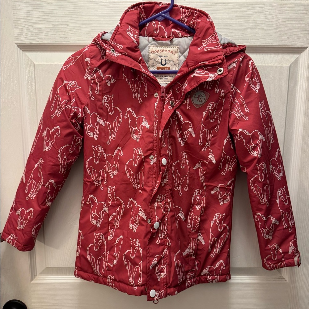 Horseware Ireland Girls Size 9-10 winter coat.